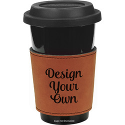 Design Your Own Leatherette Cup Sleeve - Single-Sided
