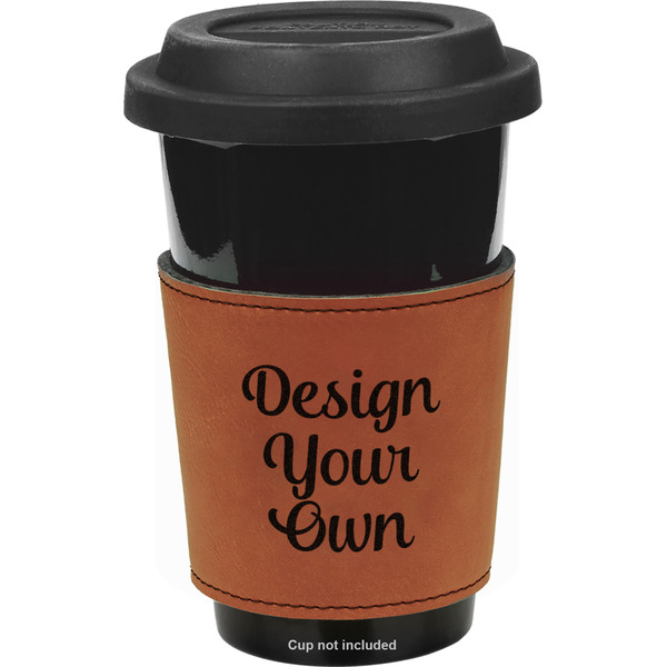 Design Your Own Leatherette Cup Sleeve - Double-Sided