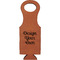 Design Your Own Leatherette Wine Tote - Single-Sided