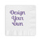 Design Your Own Coined Cocktail Napkin - Front View