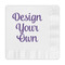 Design Your Own Embossed Decorative Napkin - Front View
