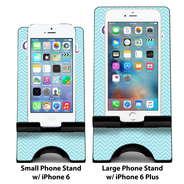 Design Your Own Compare Phone Stand Sizes - with iPhones
