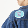 Twill Iron On Patch - Custom Shape - Large
