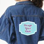 Design Your Own Twill Iron On Patch - Custom Shape - 2XL - Single