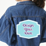 Design Your Own Twill Iron On Patch - Custom Shape - 3XL - Single