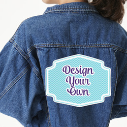 Design Your Own Twill Iron On Patch - Custom Shape - 3XL - Single