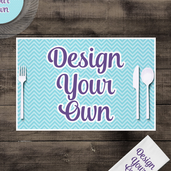 Design Your Own Disposable Paper Placemat - In Context