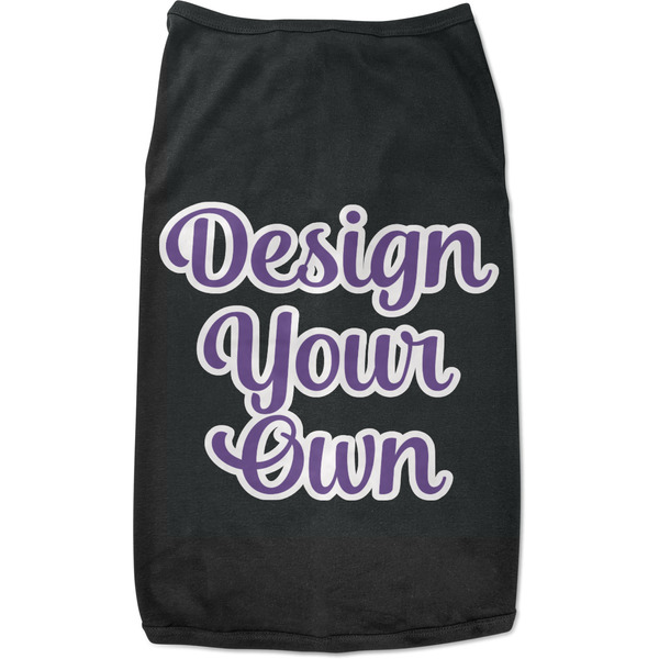 Design Your Own Black Pet Shirt - L
