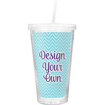 Design Your Own Double Wall Tumbler with Straw