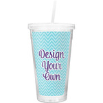 Design Your Own Double Wall Tumbler with Straw