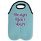 Design Your Own Double Wine Tote - Flat (new)