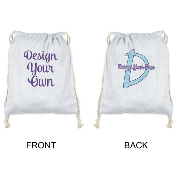 Design Your Own Drawstring Backpacks - Sweatshirt Fleece - Double Sided - APPROVAL