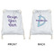 Design Your Own Drawstring Backpacks - Sweatshirt Fleece - Double Sided - APPROVAL