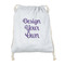 Design Your Own Drawstring Backpack - Sweatshirt Fleece
