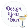Printed Drink Topper - 3.5"