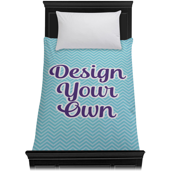 Design Your Own Duvet Cover - Twin XL - On Bed - No Prop
