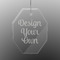 Design Your Own Engraved Glass Ornaments - Octagon