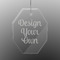 Design Your Own Engraved Glass Ornament - Octagon