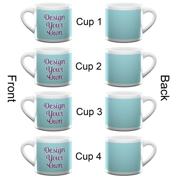 Design Your Own Espresso Cup - 6oz (Double Shot Set of 4) APPROVAL