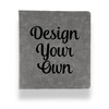 Leather Binder - 1" - Grey