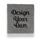 Design Your Own Leather Binder - 1" - Grey