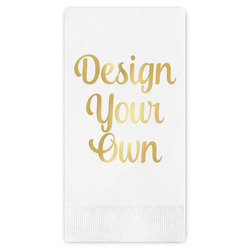 Design Your Own Guest Napkins - Foil Stamped