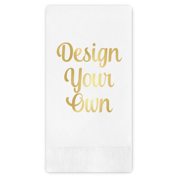Design Your Own Guest Napkins - Foil Stamped