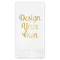 Design Your Own Guest Napkins - Foil Stamped