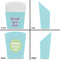 Design Your Own French Fry Favor Box - Front & Back View
