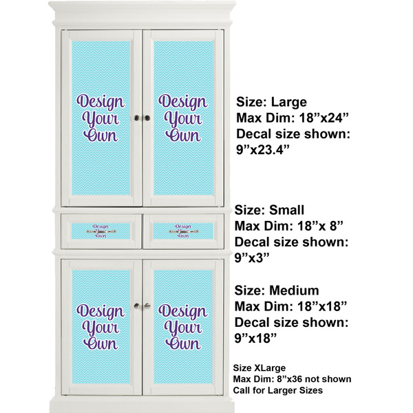 Design Your Own Full Cabinet (Show Sizes)