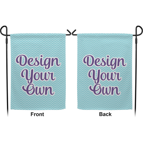 Design Your Own Garden Flag - Double Sided Front and Back