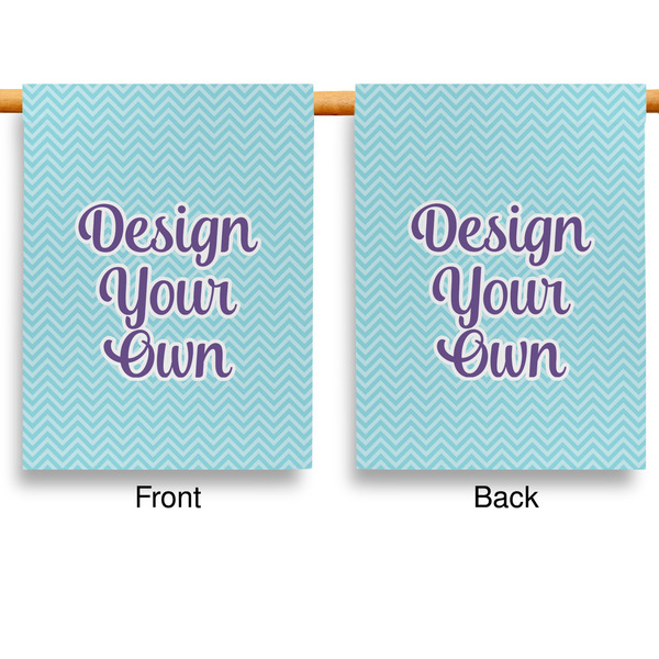 Design Your Own Garden Flags - Large - Double Sided - APPROVAL