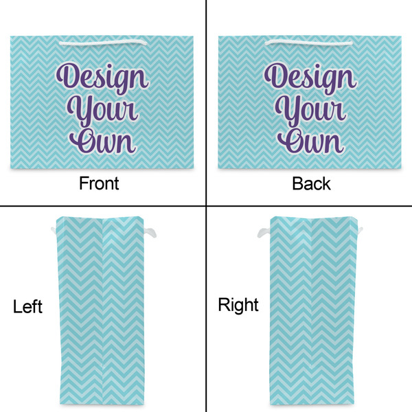 Design Your Own Gift Bag - Large - Matte - Approval