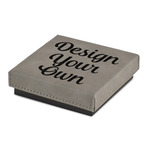 Design Your Own Jewelry Gift Box - Engraved Leather Lid