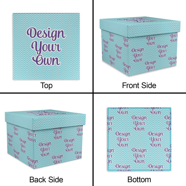 Design Your Own Gift Boxes with Lid - Canvas Wrapped - Large - Approval