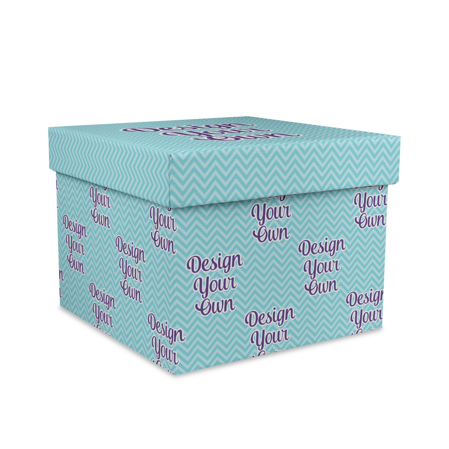 Custom Gift Boxes with Lid - Canvas Wrapped - Large | Design