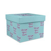 Gift Box with Lid - Canvas Wrapped - Large