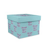 Gift Box with Lid - Canvas Wrapped - Medium