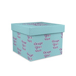 Design Your Own Gift Box with Lid - Canvas Wrapped - Medium