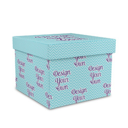 Design Your Own Gift Box with Lid - Canvas Wrapped - Medium