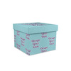 Gift Box with Lid - Canvas Wrapped - Small