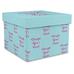 Design Your Own Gift Box with Lid - Canvas Wrapped - X-Large