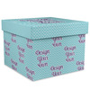 Gift Box with Lid - Canvas Wrapped - XX-Large