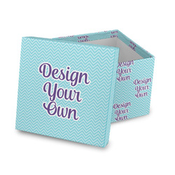 Design Your Own Gift Box with Lid - Canvas Wrapped