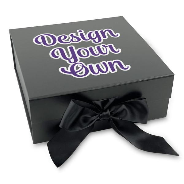 Design Your Own Gift Box with Magnetic Lid - Black