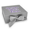 Design Your Own Gift Boxes with Magnetic Lid - Silver - Front