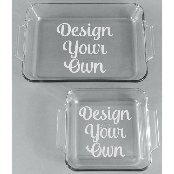 Design Your Own Glass Baking Dish Set - FRONT