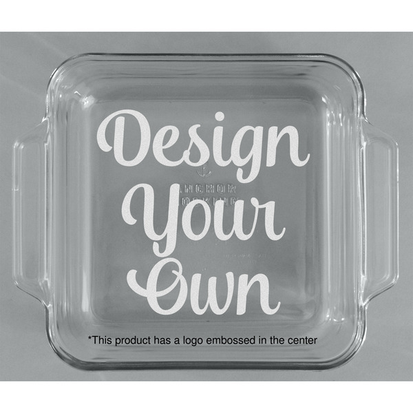 Design Your Own Glass Cake Dish - APPROVAL (8x8)