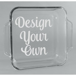 Design Your Own Glass Cake Dish - 8in x 8in