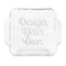 Design Your Own Glass Cake Dish - FRONT (8x8)